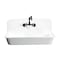 Gourmetier Arcticstone 36" Solid Surface Farmhouse Kitchen Sink W/Backsplash, Wht GKTA362119 - alternate 4